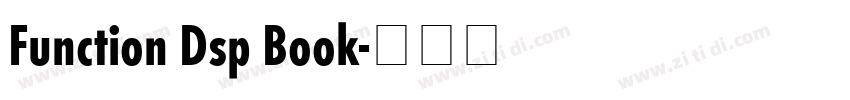 Function Dsp Book字体转换